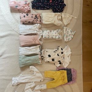 Baby girl bundle clothing 0-3